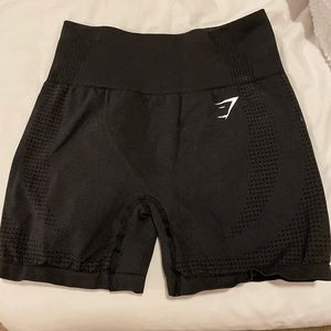 Womens gymshark vital seamless black shorts! Size medium